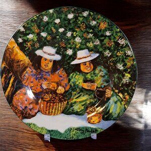 Guy Buffet Bistro Plate Crystal Cruises Kona Hawaii 9" diameter